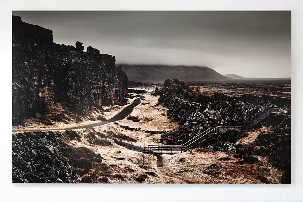 Alu-Dibond Print, Thingvellir