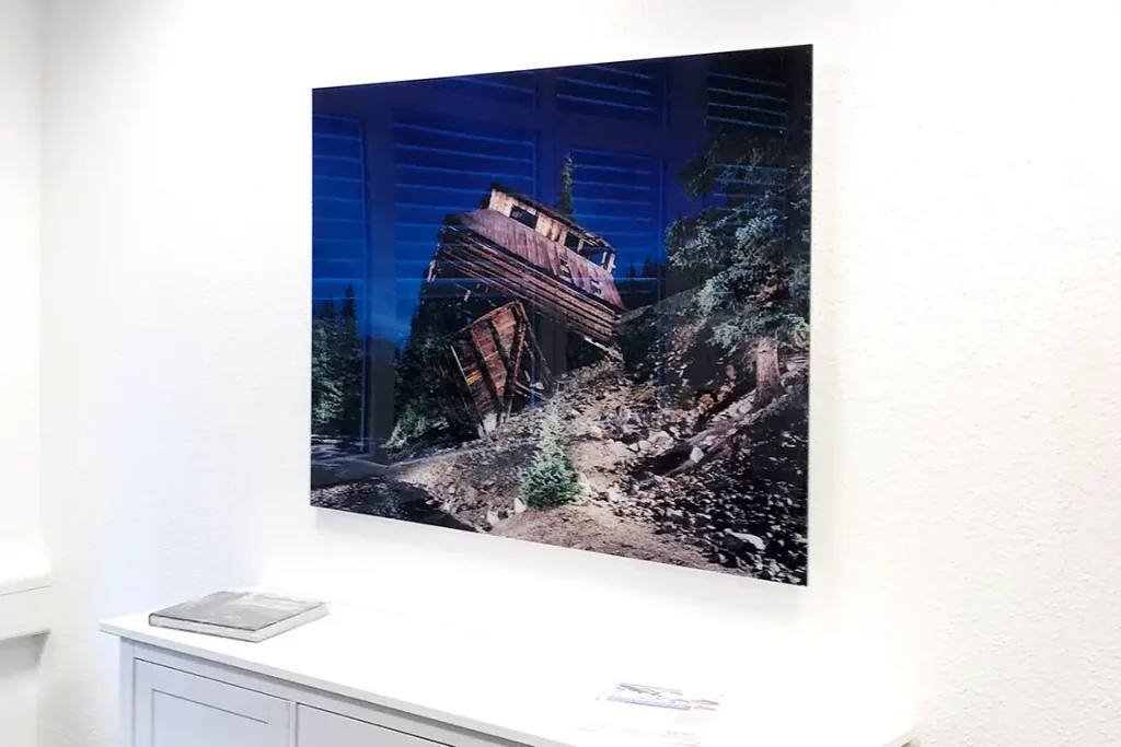 Acrylglas Print, Alley Belle Mine aus Ghost Towns