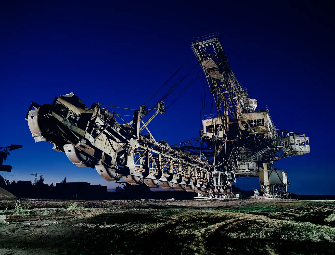 Eimerkettenbagger Mad Max in Ferropolis, ehemaliger Braunkohlebagger im Tagebau Golpa-Nord