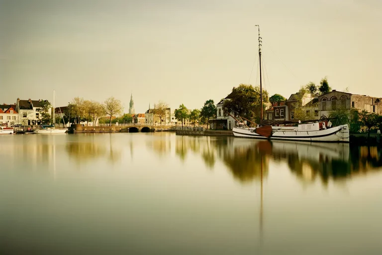 View of Delft from the Vermeer viewpoint